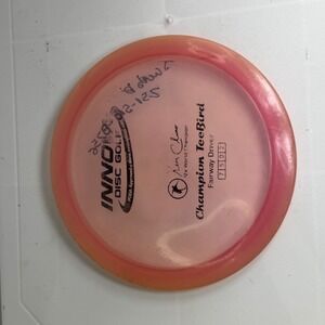 Innova Champion TeeBird Fairway Driver Disc Golf Disc 175g Orange Pink